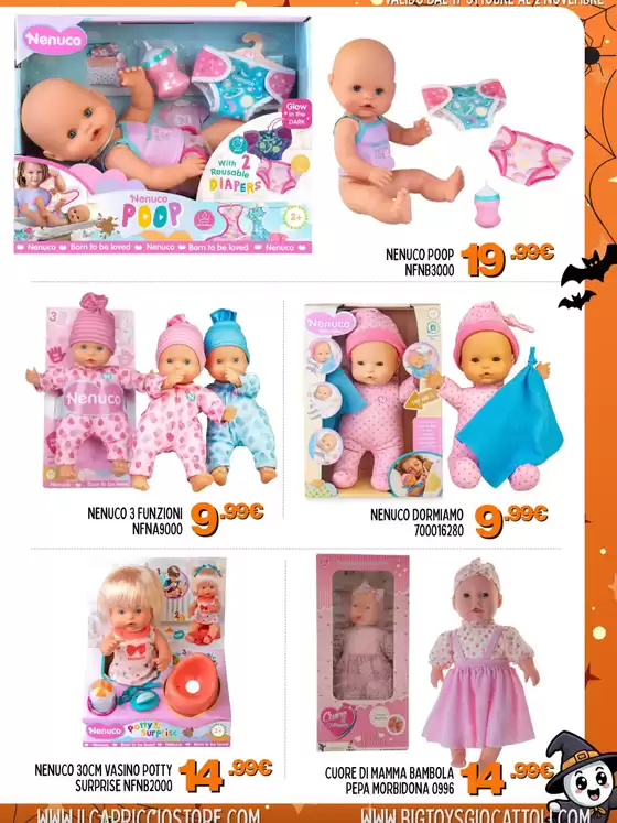 Volantino il Capriccio Giocattoli a Novara | Offerte | 2025-10-17T00:00:00.000Z - 2025-10-31T00:00:00.000Z