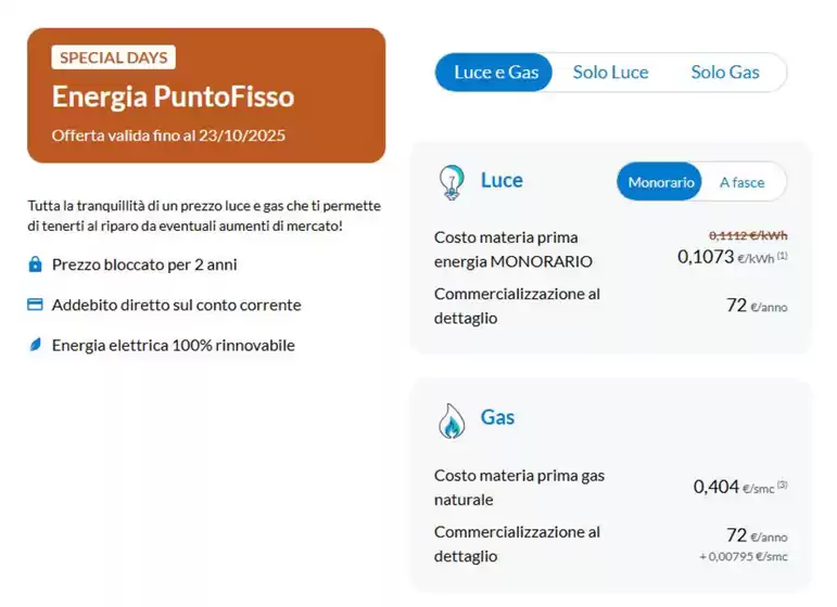 Volantino Engie a Napoli | Energia puntofisso | 2025-10-17T00:00:00.000Z - 2025-10-23T00:00:00.000Z