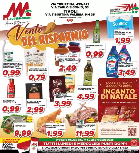 Volantino MA Supermercati | Veante DEL RISPARMIO | 2025-10-17T00:00:00.000Z - 2025-10-28T00:00:00.000Z