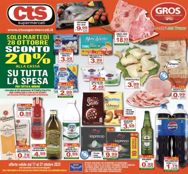 Volantino CTS Supermercati | Offerte valide dal 17 al 27 ottobre 2025 | 2025-10-17T00:00:00.000Z - 2025-10-27T00:00:00.000Z
