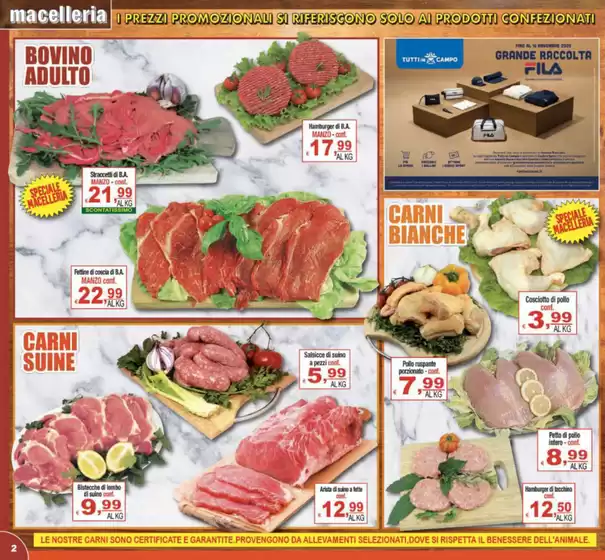 Offerte valide dal 17 al 27 ottobre 2025