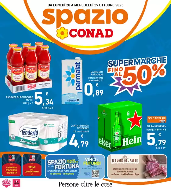SUPERMARCHE FINO AL 50%