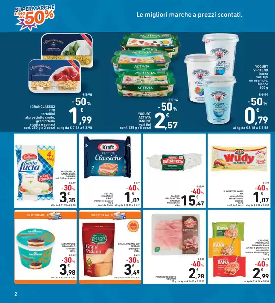 Super marche fino al 50%