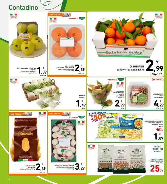 SUPERMARCHE FINO AL 50%