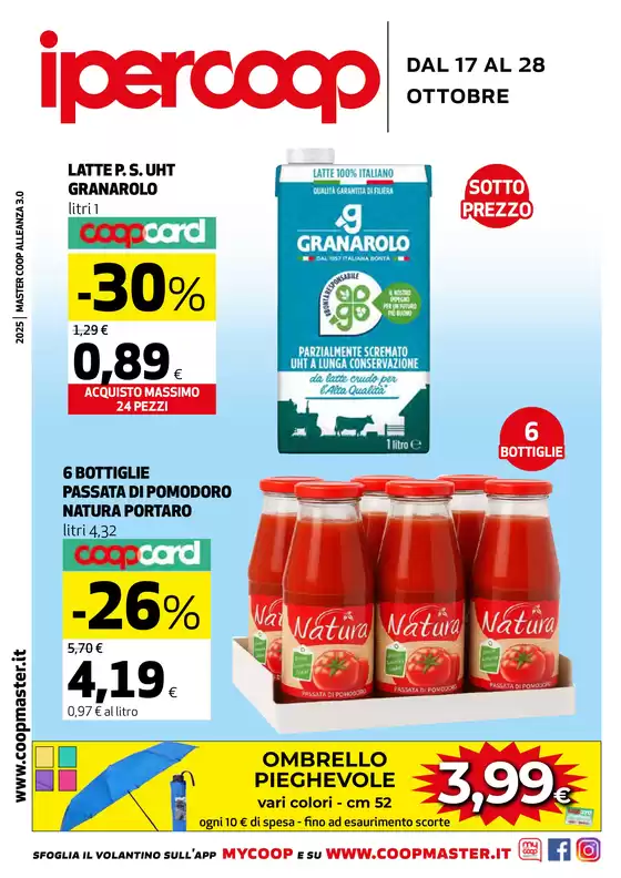 Volantino Ipercoop | dal 17 AL 28 ottobre | 2025-10-17T00:00:00.000Z - 2025-10-28T00:00:00.000Z