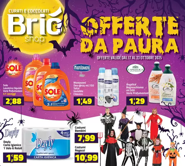 Volantino Briò Shop a Trapani | Offerte da paura | 2025-10-17T00:00:00.000Z - 2025-11-23T00:00:00.000Z