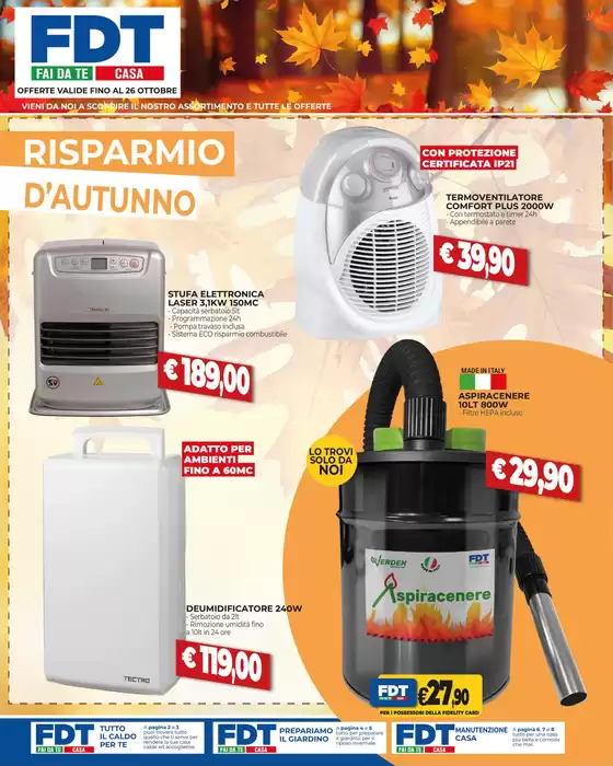 Risparmo d'autunno
