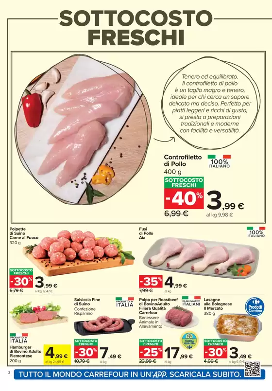 Sottocosto freschi 
