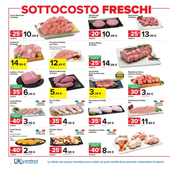 Sottocosto freschi 