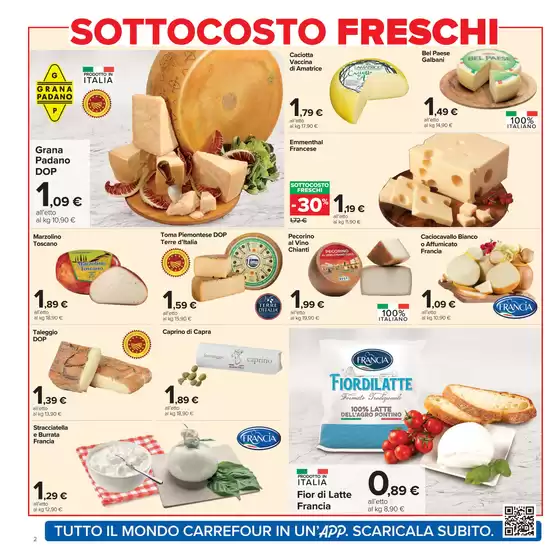 Sottocosto freschi