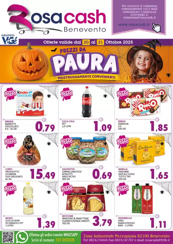 Volantino Rosa Cash a Faenza | PREZZI DA PAURA | 2025-10-20T00:00:00.000Z - 2025-10-31T00:00:00.000Z