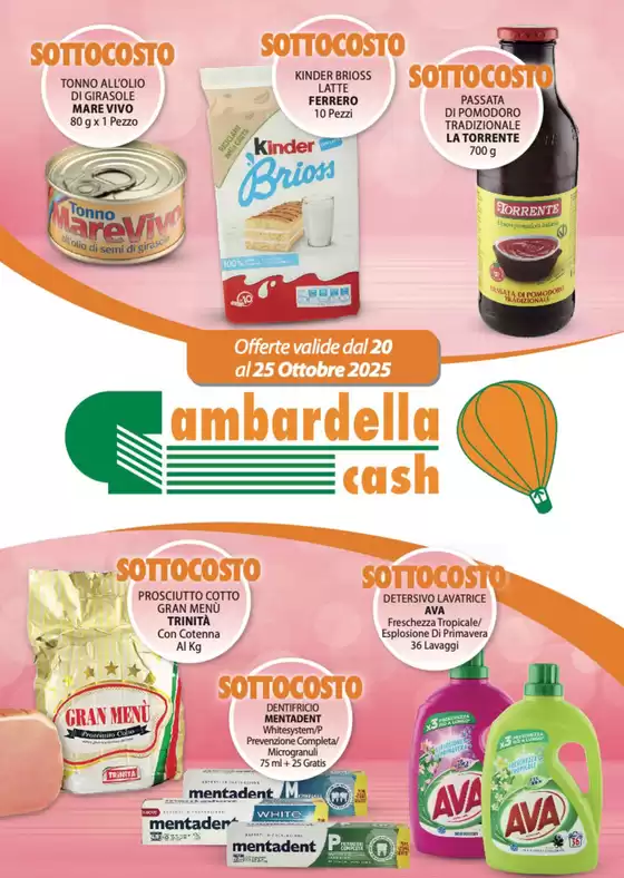 Volantino Gambardella Cash | Offerte valide dal 20 al 25 ottobre | 2025-10-20T00:00:00.000Z - 2025-10-25T00:00:00.000Z