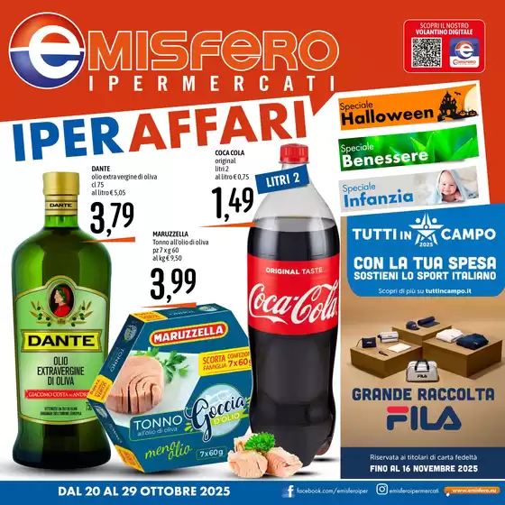 Volantino Emisfero | IPER AFFARI | 2025-10-20T00:00:00.000Z - 2025-10-29T00:00:00.000Z