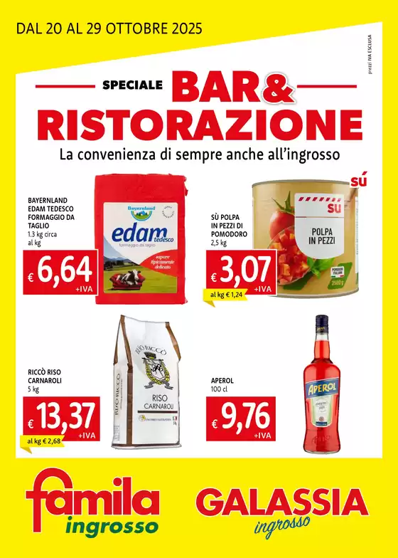 Volantino Galassia | SPECIALE BAR & RISTORAZIONE | 2025-10-20T00:00:00.000Z - 2025-10-29T00:00:00.000Z