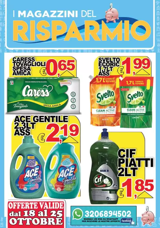 Volantino Magazzini del Risparmio | Offerte valide dal 18 al 25 ottobre  | 2025-10-20T00:00:00.000Z - 2025-10-25T00:00:00.000Z
