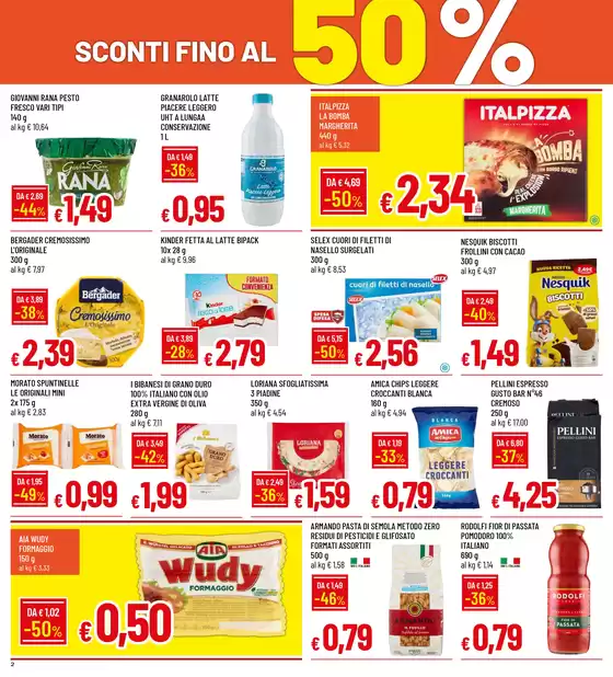 SCONTI FINO AL 50%