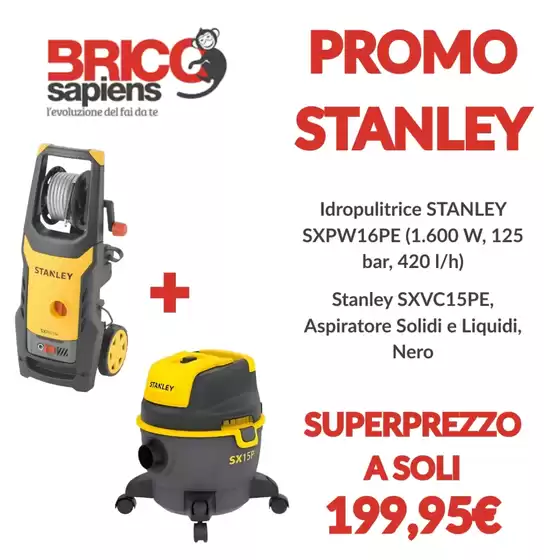 Volantino Brico Sapiens a Verona | Promo stanley | 2025-10-20T00:00:00.000Z - 2025-10-31T00:00:00.000Z