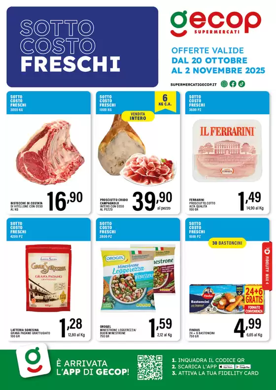 Sottocosto freschi