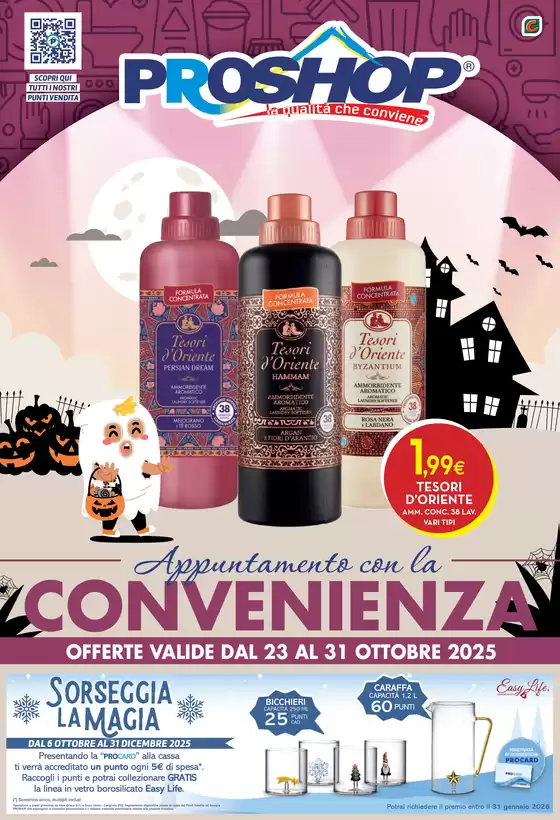Volantino Proshop | Appuntamento con la convenienza  | 2025-10-23T00:00:00.000Z - 2025-10-31T00:00:00.000Z