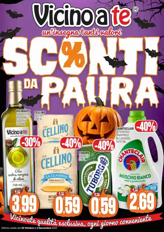 Volantino Vicino a Te | Sconti da paura | 2025-10-20T00:00:00.000Z - 2025-11-02T00:00:00.000Z