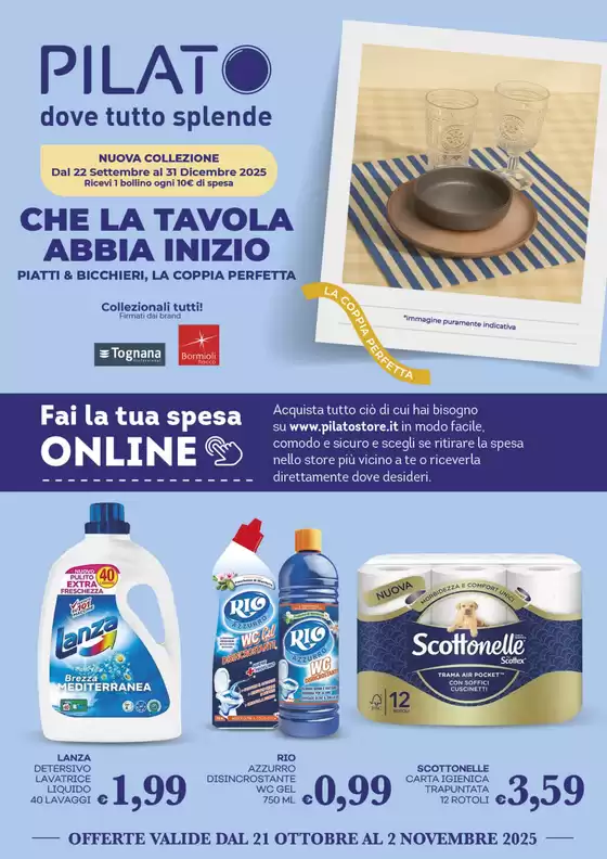 Volantino Pilato | Dove tutto splende | 2025-10-21T00:00:00.000Z - 2025-11-02T00:00:00.000Z