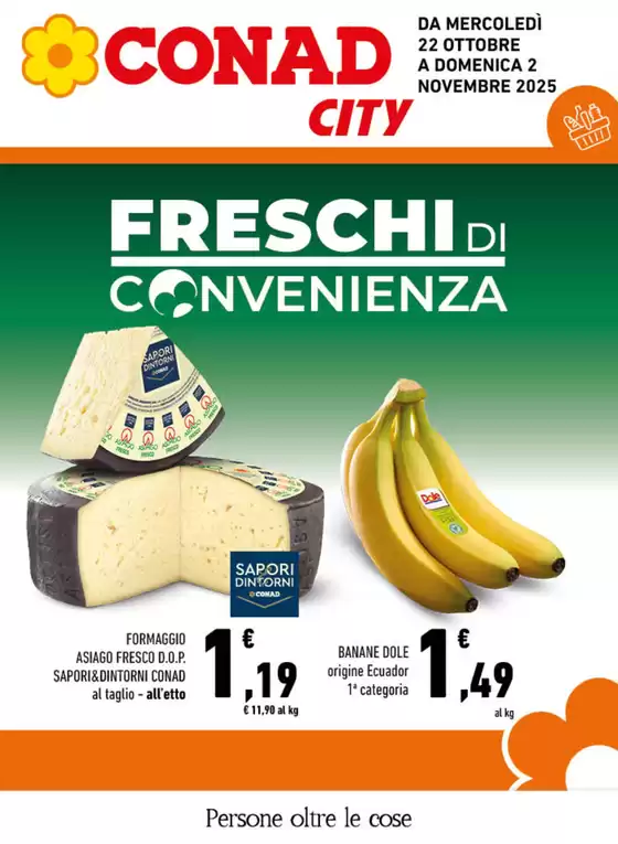 Volantino Conad City a Sondrio | FRESCHI di Convenienza | 2025-10-22T00:00:00.000Z - 2025-11-02T00:00:00.000Z
