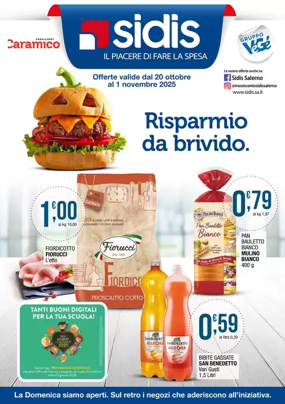 Volantino Sidis a Faggiano | Risparmio da brivido | 2025-10-20T00:00:00.000Z - 2025-11-01T00:00:00.000Z