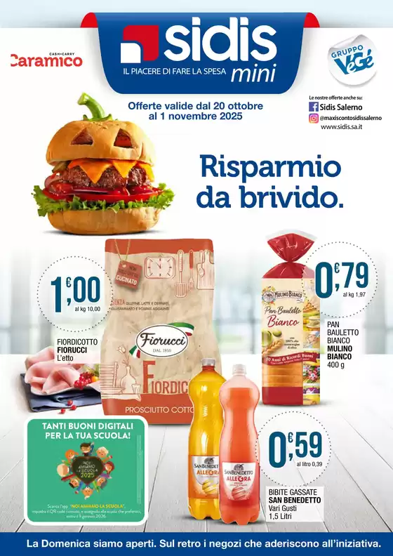 Volantino Sidis a Arbus | Risparmio da brivido | 2025-10-20T00:00:00.000Z - 2025-11-01T00:00:00.000Z