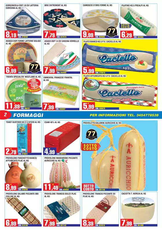 Promozione dal 20 ottobre al 01 novembre 2025