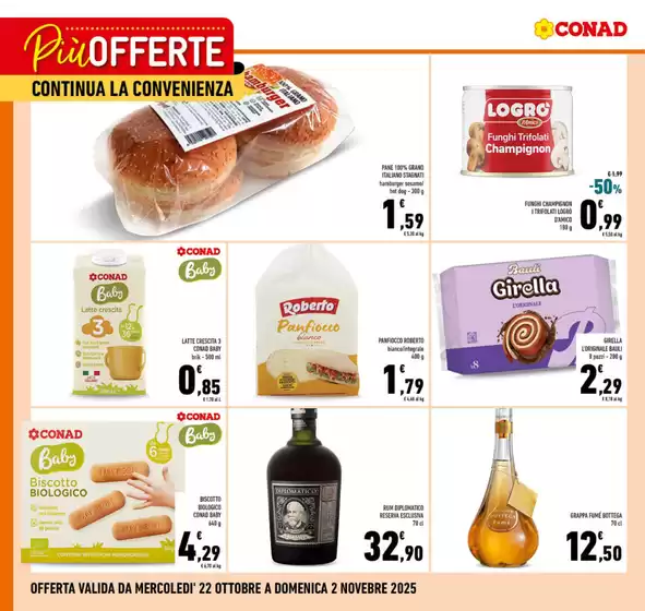 Volantino Conad | Più Offerte continua la Convenienza | 2025-10-22T00:00:00.000Z - 2025-11-02T00:00:00.000Z