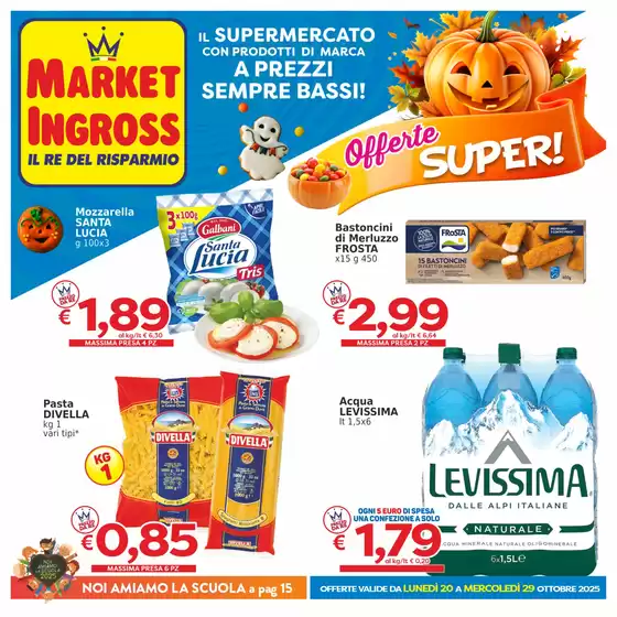 Volantino Market Ingross | Offerte super! | 2025-10-20T00:00:00.000Z - 2025-10-29T00:00:00.000Z