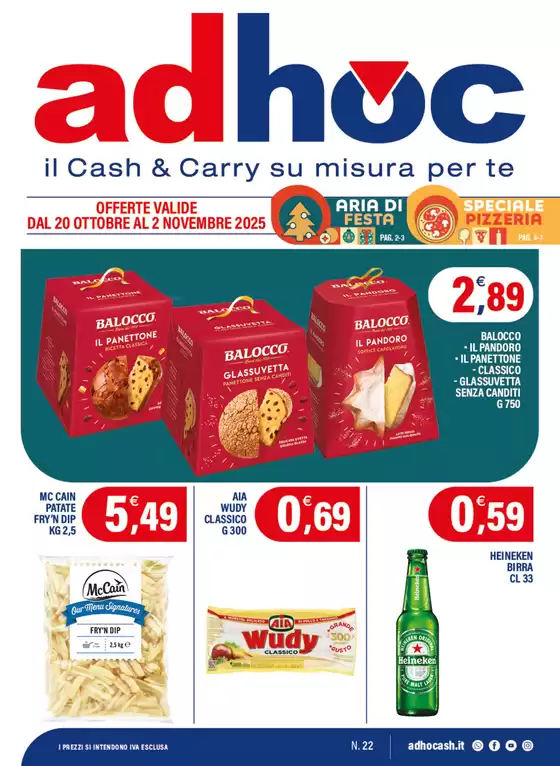 Volantino Adhoc | OFFERTE VALIDE DAL 20 OTTOBRE AL 2 NOVEMBRE 2025 | 2025-10-20T00:00:00.000Z - 2025-11-02T00:00:00.000Z