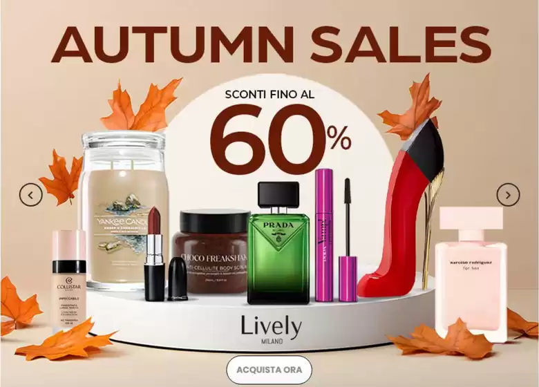 Volantino Lively a Pistoia | Autumn sales  | 2025-10-20T00:00:00.000Z - 2025-11-11T00:00:00.000Z