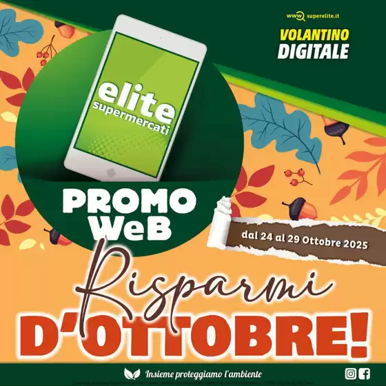 Volantino Elite | Risparmi d'Ottobre | 2025-10-24T00:00:00.000Z - 2025-10-29T00:00:00.000Z