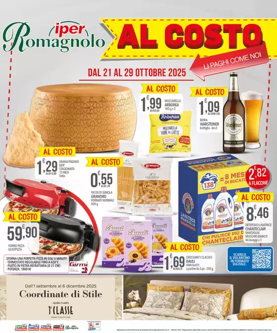 Volantino Iper Romagnolo | Al costo | 2025-10-21T00:00:00.000Z - 2025-10-29T00:00:00.000Z