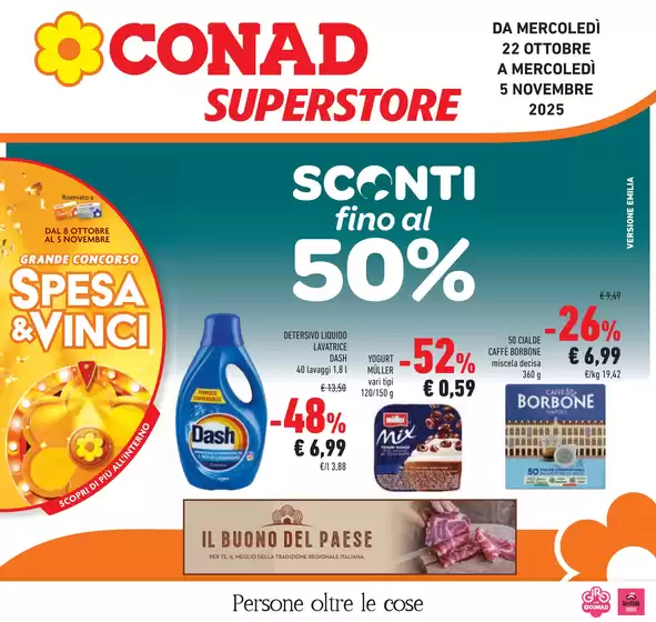 Sconti fino al 50%