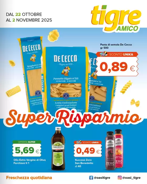 Volantino Tigre Amico a Benevento | Super risparmio | 2025-10-22T00:00:00.000Z - 2025-11-02T00:00:00.000Z