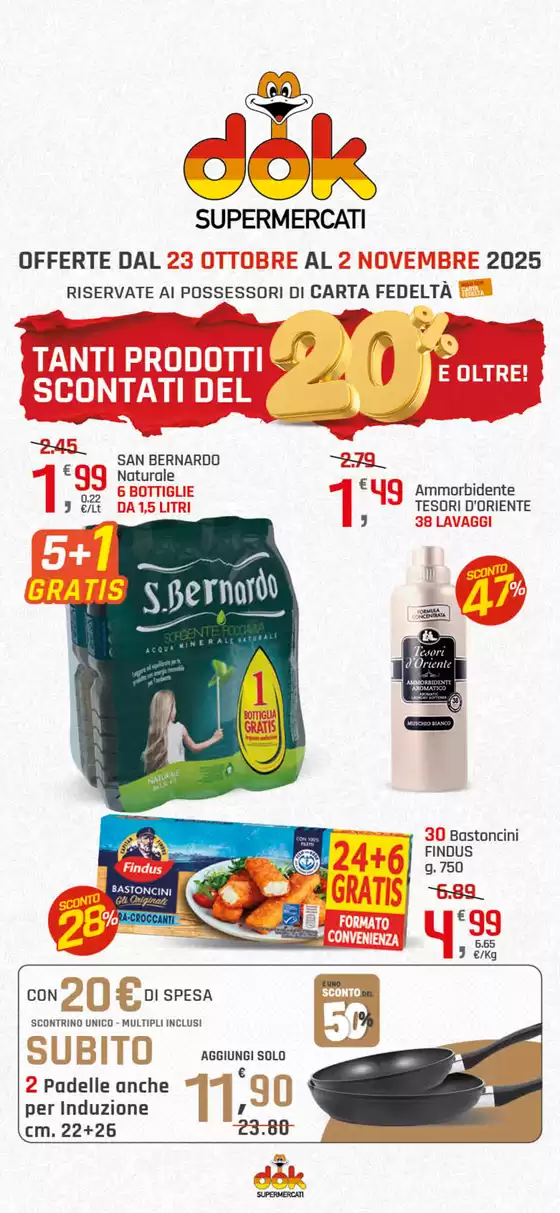 Volantino Dok a Caltanissetta | TANTI PRODOTTI SCONTATI DEL 20% E OLTRE! | 2025-10-23T00:00:00.000Z - 2025-11-03T00:00:00.000Z