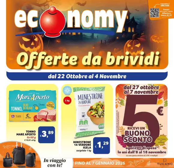 Volantino Economy | Offerte da brividi! | 2025-10-22T00:00:00.000Z - 2025-11-04T00:00:00.000Z