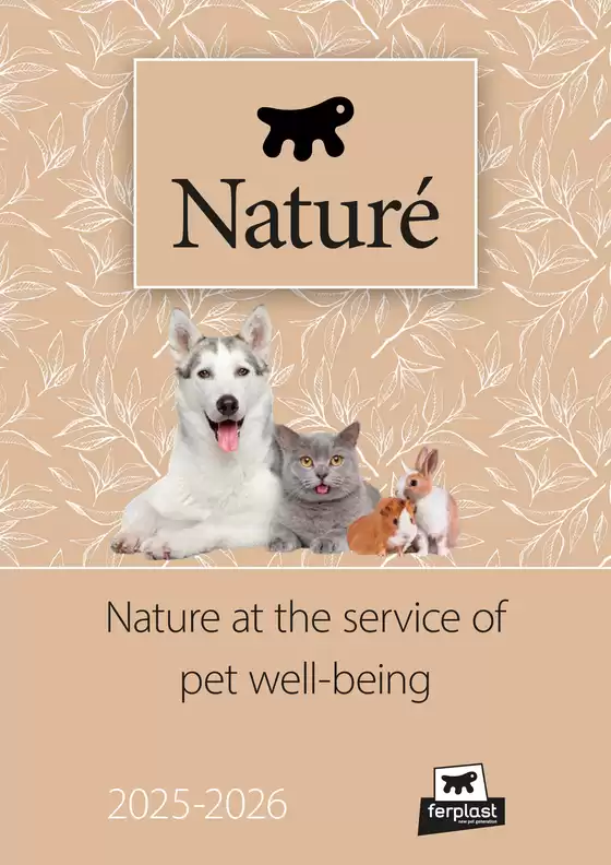 Volantino Ferplast a Terni | Nature at the service of pet well-being | 2025-10-21T00:00:00.000Z - 2026-12-31T00:00:00.000Z