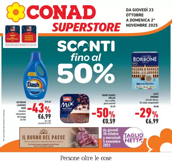 Sconti fino al 50%