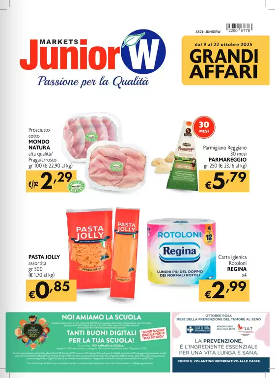 Volantino Junior W | Grandi affari | 2025-10-21T00:00:00.000Z - 2025-10-22T00:00:00.000Z