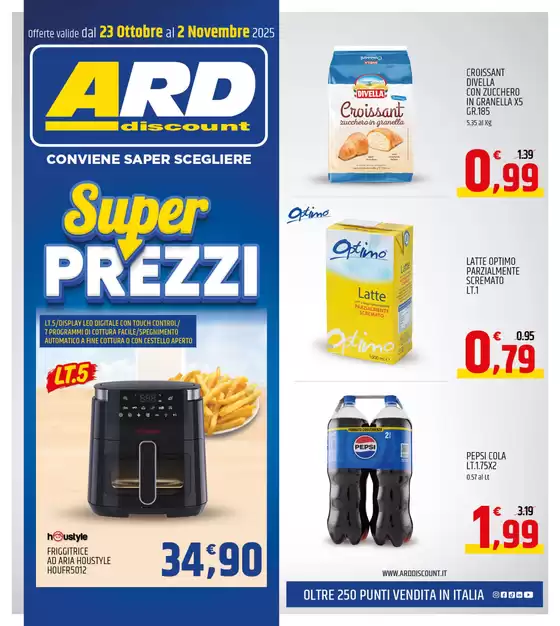 Volantino ARD Discount | Super prezzi | 2025-10-23T00:00:00.000Z - 2025-11-02T00:00:00.000Z