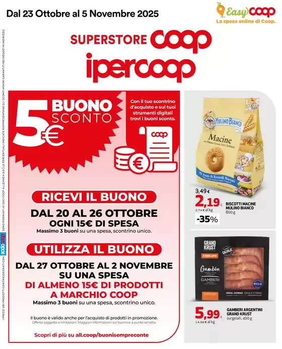 Dal 23 Ottobre al 5 Novembre 2025