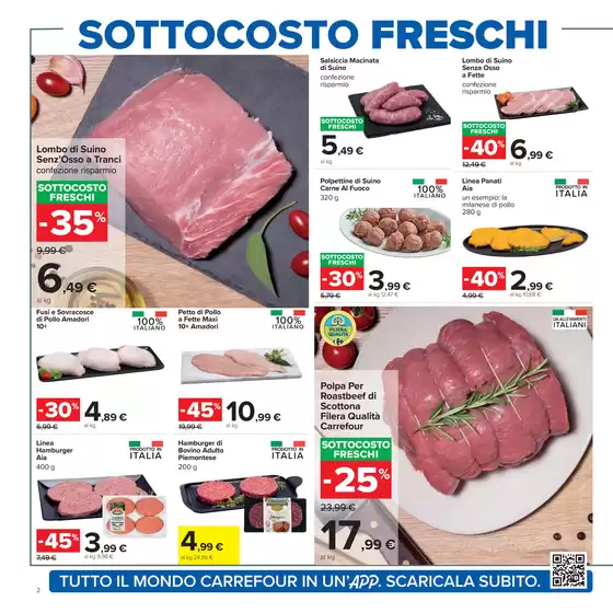 Sottocosto freschi