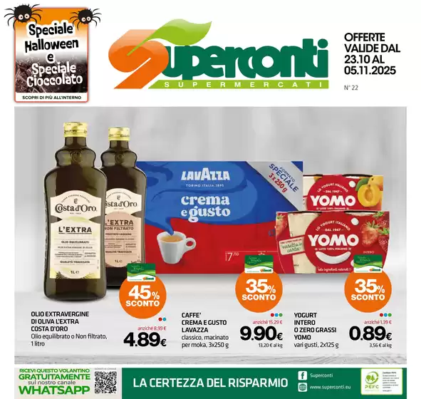 Volantino Superconti a Cardito | OFFERTE VALIDE DAL 23.10 AL 05.11.2025 | 2025-10-23T00:00:00.000Z - 2025-11-05T00:00:00.000Z