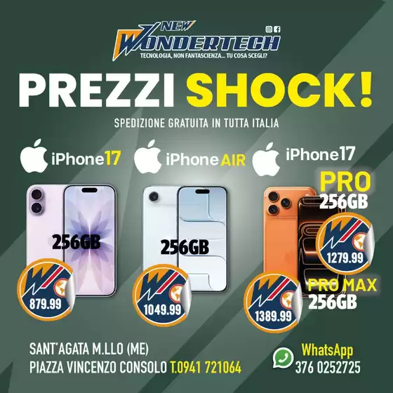 Volantino New Wondertech a Pero | Prezzi shock! | 2025-10-22T00:00:00.000Z - 2025-10-27T00:00:00.000Z
