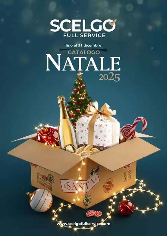 Volantino Scelgo a Corato | Catalogo natale 2025 | 2025-10-22T00:00:00.000Z - 2025-12-31T00:00:00.000Z