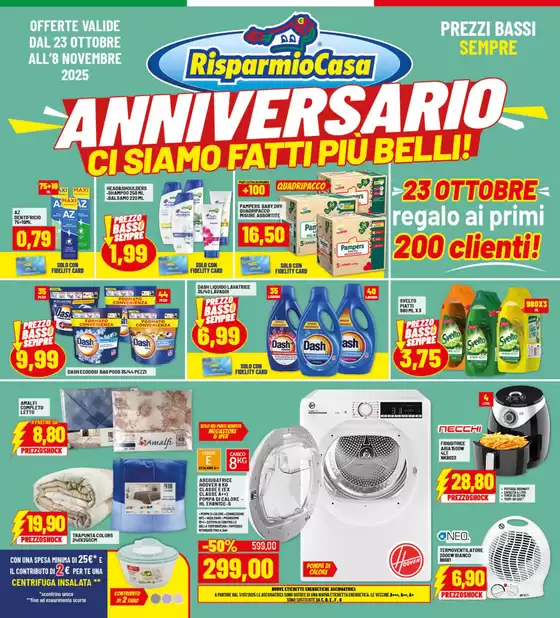 Volantino Risparmio Casa a Domodossola | ANNIVERSARIO | 2025-10-23T00:00:00.000Z - 2025-11-08T00:00:00.000Z