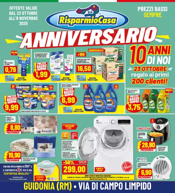Volantino Risparmio Casa a Domodossola | Anniverario | 2025-10-23T00:00:00.000Z - 2025-11-08T00:00:00.000Z